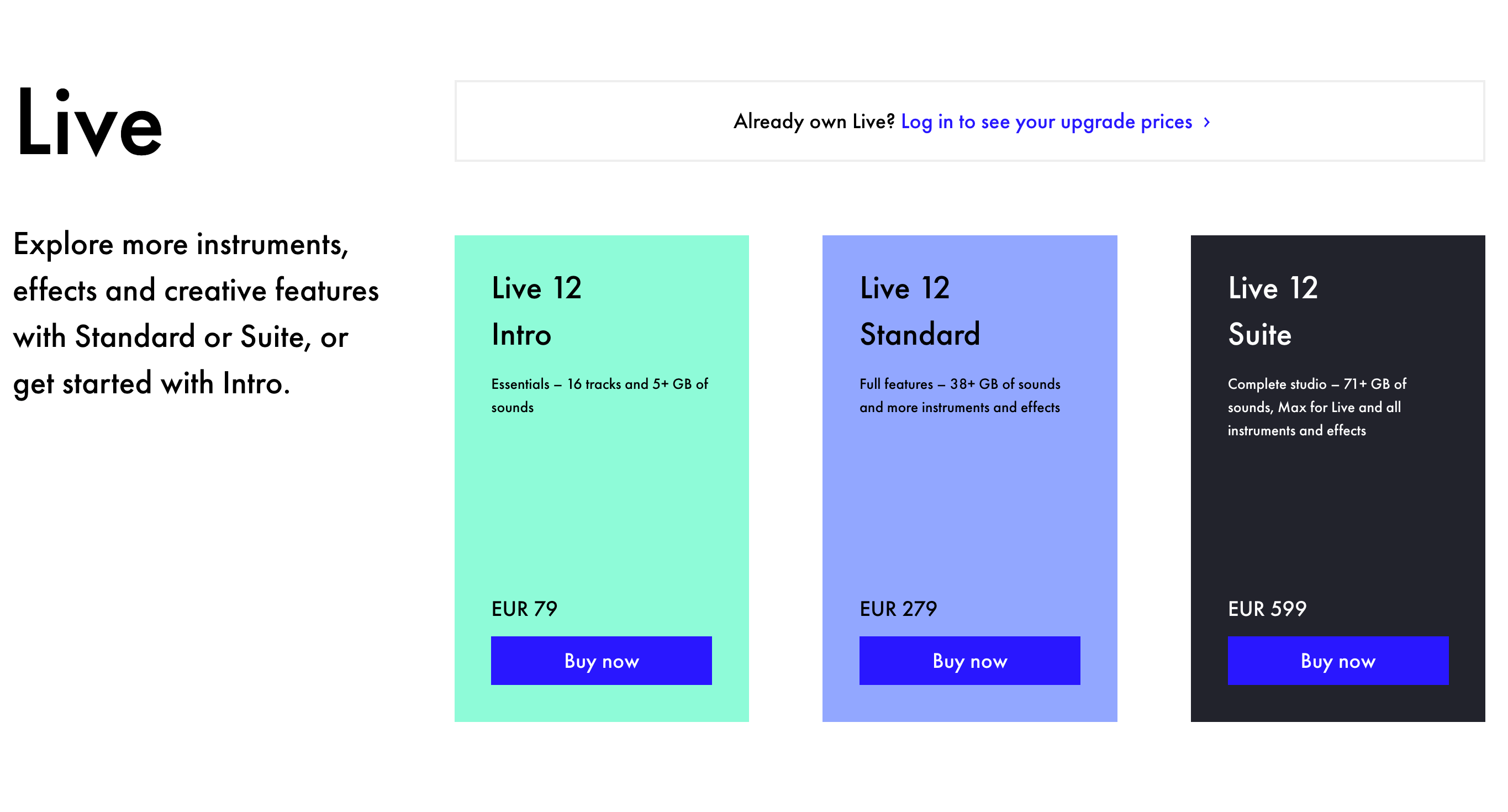 Can You Upgrade Ableton Live Intro to Standard  