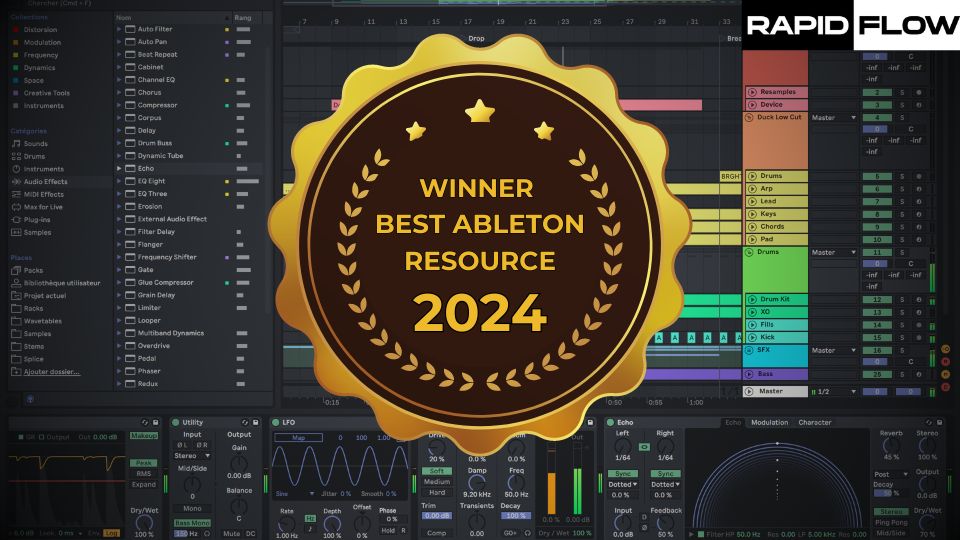 WINNER BEST ABLETON RESOURCE 2024 RAPID FLOW