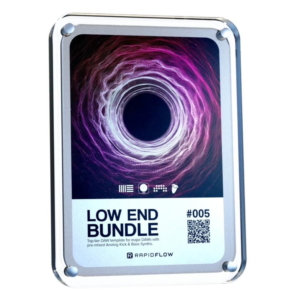 Rapid Flow Template + Analog Kick Essentials: MFB Tanzbär Vermona DRM1 Moog DFAM TR-606 808 909