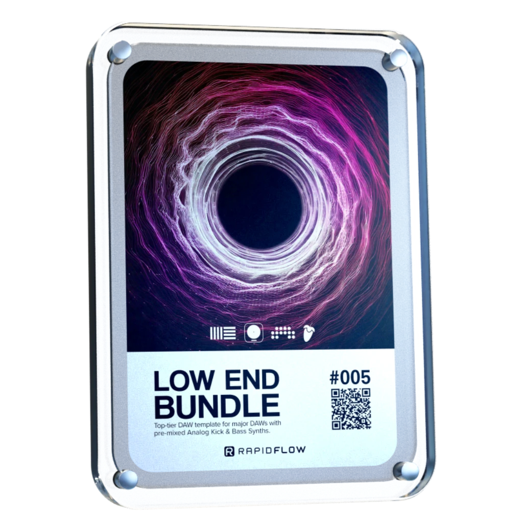 Rapid Flow Template + Analog Kick Essentials: MFB Tanzbär Vermona DRM1 Moog DFAM TR-606 808 909