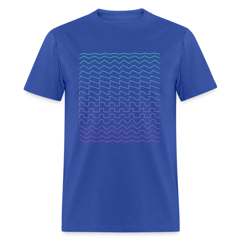 Waveforms Morph - royal blue